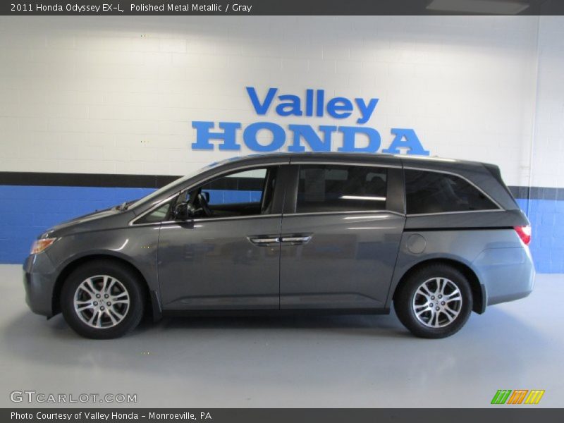 Polished Metal Metallic / Gray 2011 Honda Odyssey EX-L