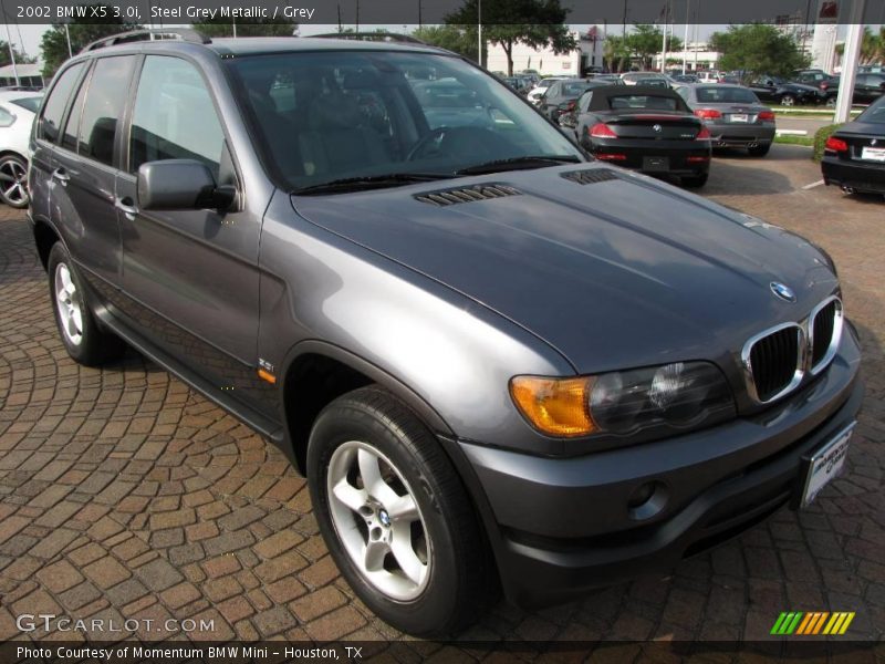 Steel Grey Metallic / Grey 2002 BMW X5 3.0i
