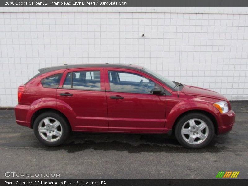 Inferno Red Crystal Pearl / Dark Slate Gray 2008 Dodge Caliber SE