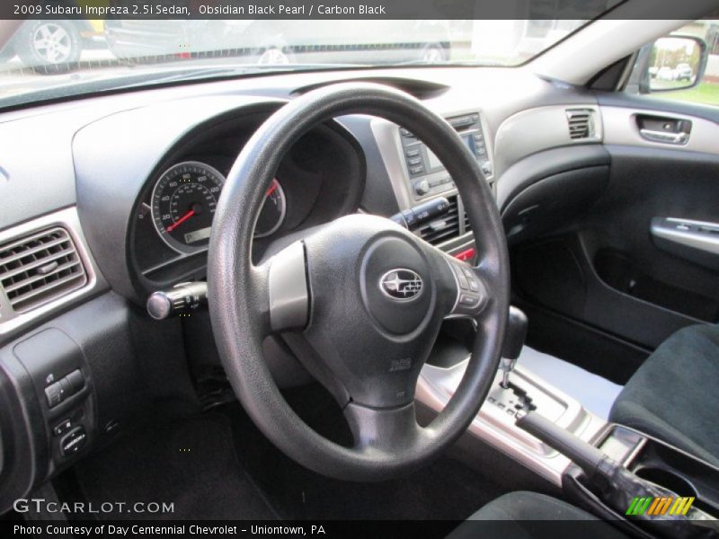 Obsidian Black Pearl / Carbon Black 2009 Subaru Impreza 2.5i Sedan