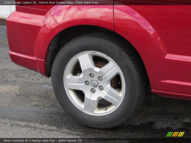 Inferno Red Crystal Pearl / Dark Slate Gray 2008 Dodge Caliber SE