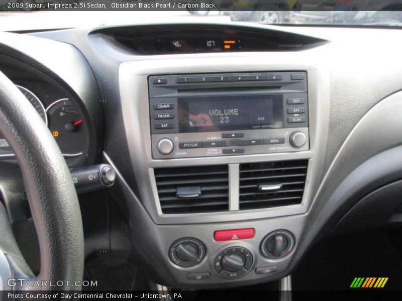 Obsidian Black Pearl / Carbon Black 2009 Subaru Impreza 2.5i Sedan