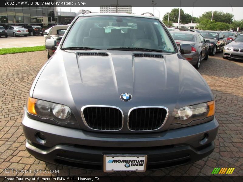 Steel Grey Metallic / Grey 2002 BMW X5 3.0i