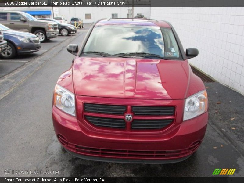 Inferno Red Crystal Pearl / Dark Slate Gray 2008 Dodge Caliber SE