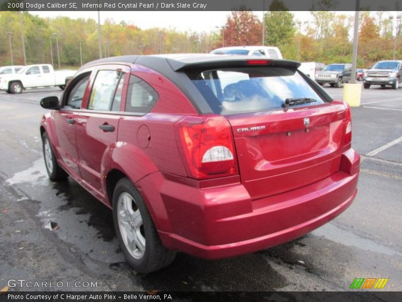 Inferno Red Crystal Pearl / Dark Slate Gray 2008 Dodge Caliber SE