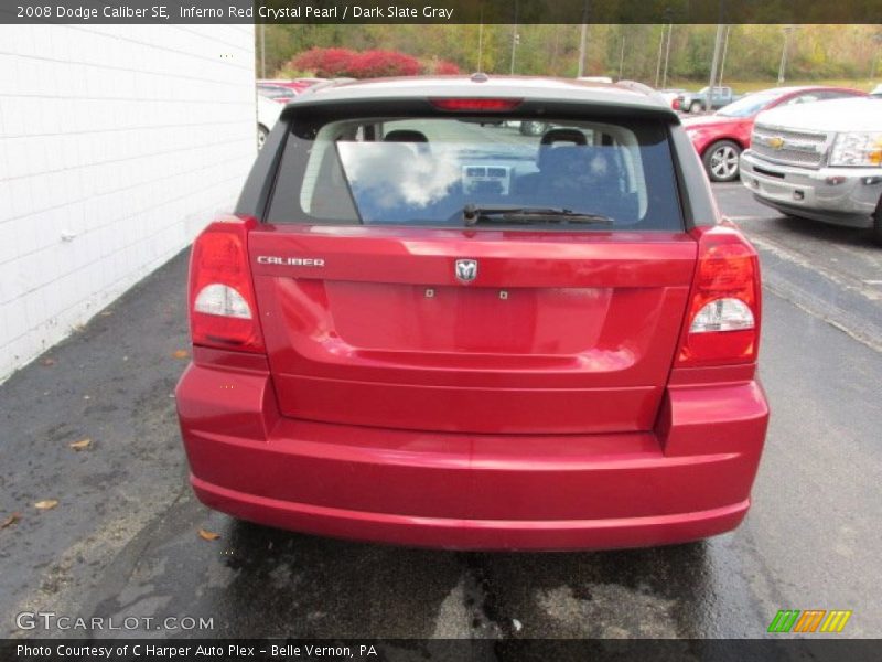 Inferno Red Crystal Pearl / Dark Slate Gray 2008 Dodge Caliber SE