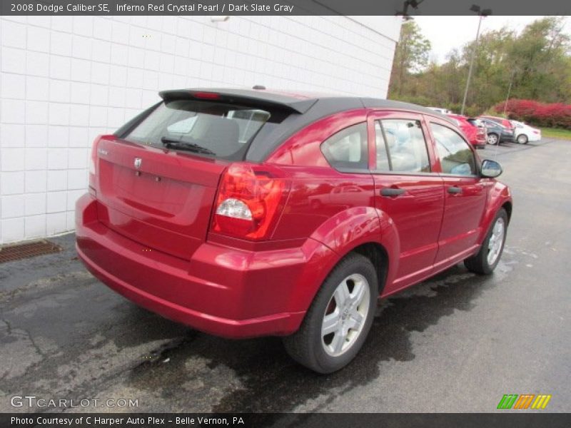 Inferno Red Crystal Pearl / Dark Slate Gray 2008 Dodge Caliber SE