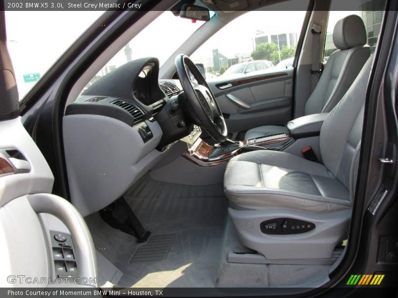 Steel Grey Metallic / Grey 2002 BMW X5 3.0i
