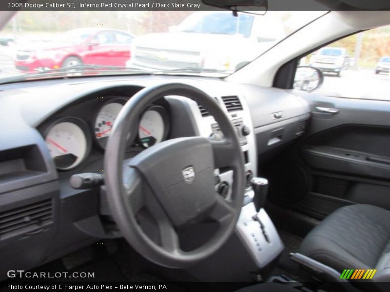 Inferno Red Crystal Pearl / Dark Slate Gray 2008 Dodge Caliber SE