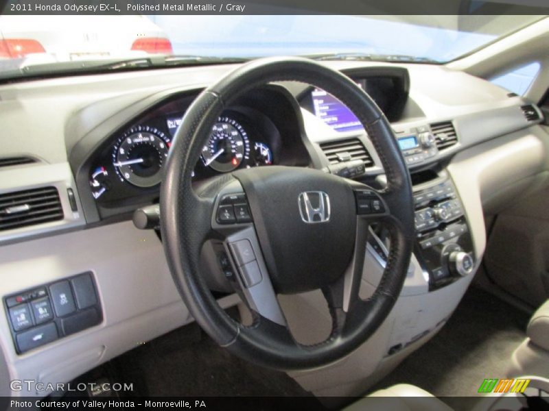 Polished Metal Metallic / Gray 2011 Honda Odyssey EX-L