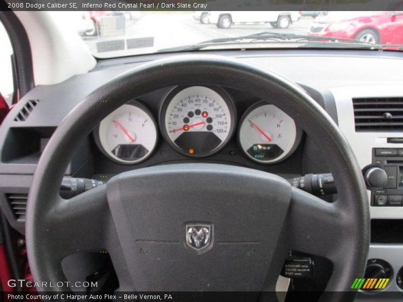 Inferno Red Crystal Pearl / Dark Slate Gray 2008 Dodge Caliber SE