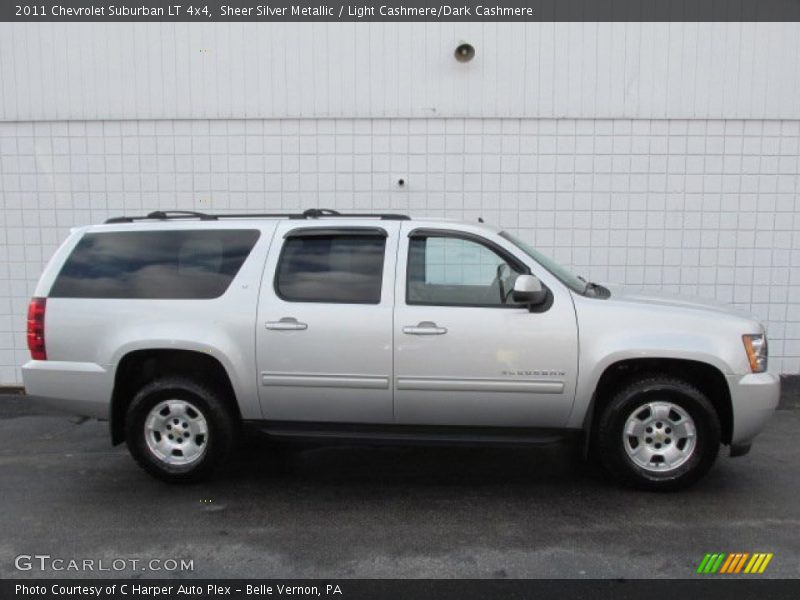 Sheer Silver Metallic / Light Cashmere/Dark Cashmere 2011 Chevrolet Suburban LT 4x4