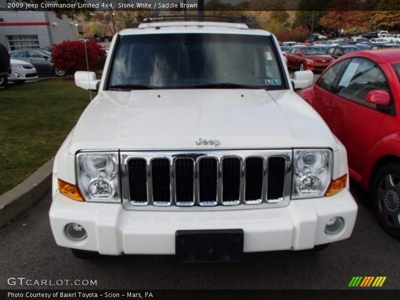 Stone White / Saddle Brown 2009 Jeep Commander Limited 4x4