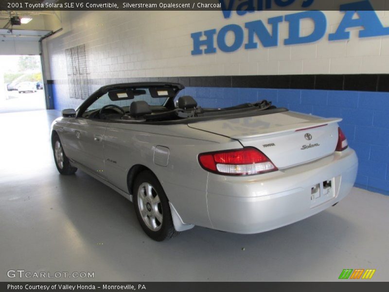 Silverstream Opalescent / Charcoal 2001 Toyota Solara SLE V6 Convertible