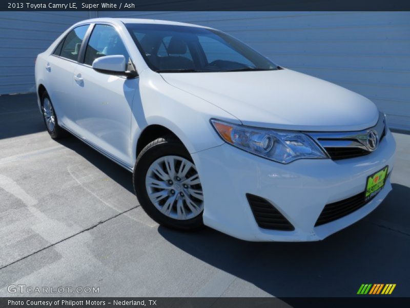 Super White / Ash 2013 Toyota Camry LE