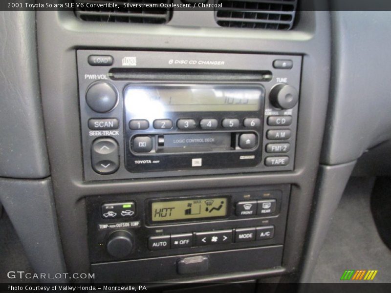 Silverstream Opalescent / Charcoal 2001 Toyota Solara SLE V6 Convertible