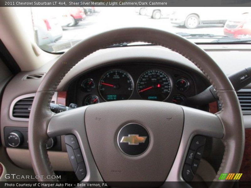 Sheer Silver Metallic / Light Cashmere/Dark Cashmere 2011 Chevrolet Suburban LT 4x4