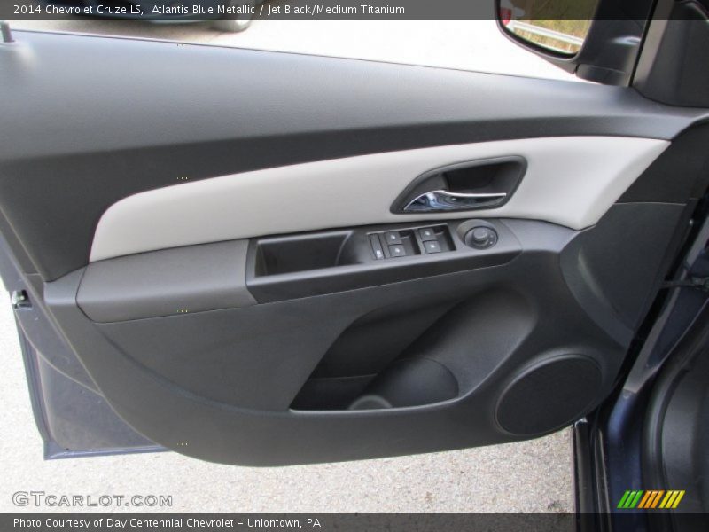 Atlantis Blue Metallic / Jet Black/Medium Titanium 2014 Chevrolet Cruze LS