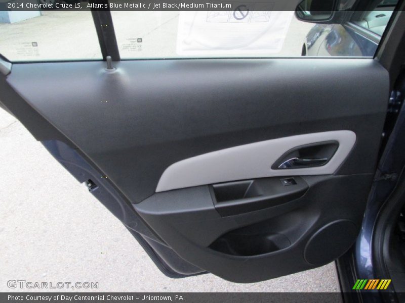 Atlantis Blue Metallic / Jet Black/Medium Titanium 2014 Chevrolet Cruze LS