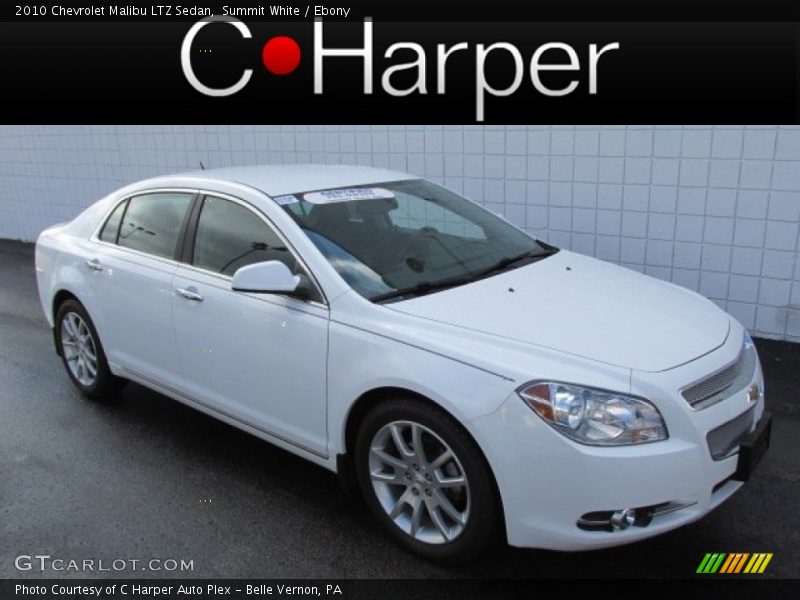 Summit White / Ebony 2010 Chevrolet Malibu LTZ Sedan