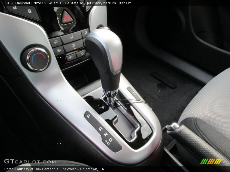 Atlantis Blue Metallic / Jet Black/Medium Titanium 2014 Chevrolet Cruze LS