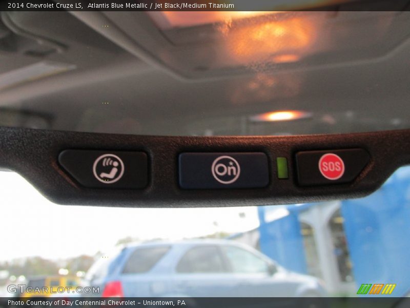 Atlantis Blue Metallic / Jet Black/Medium Titanium 2014 Chevrolet Cruze LS