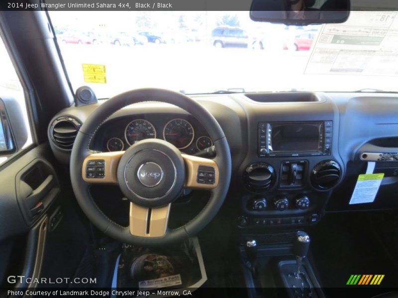 Black / Black 2014 Jeep Wrangler Unlimited Sahara 4x4
