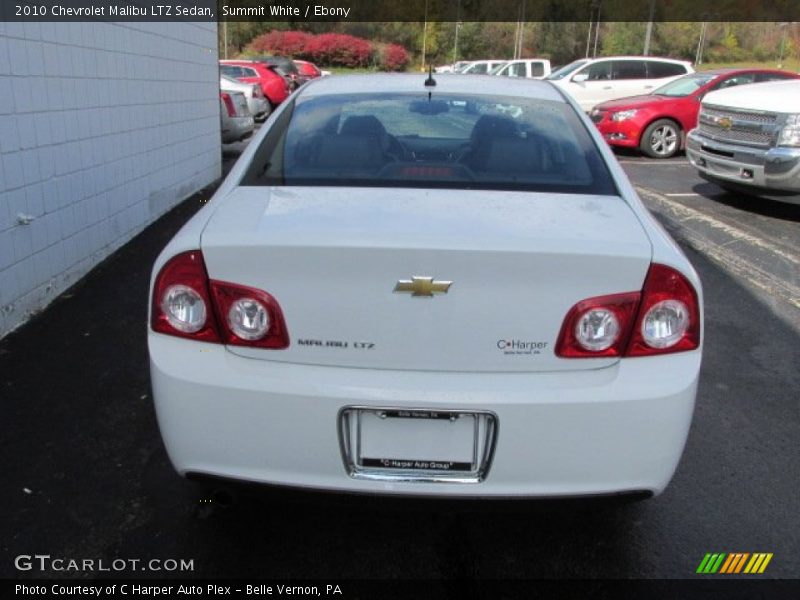 Summit White / Ebony 2010 Chevrolet Malibu LTZ Sedan