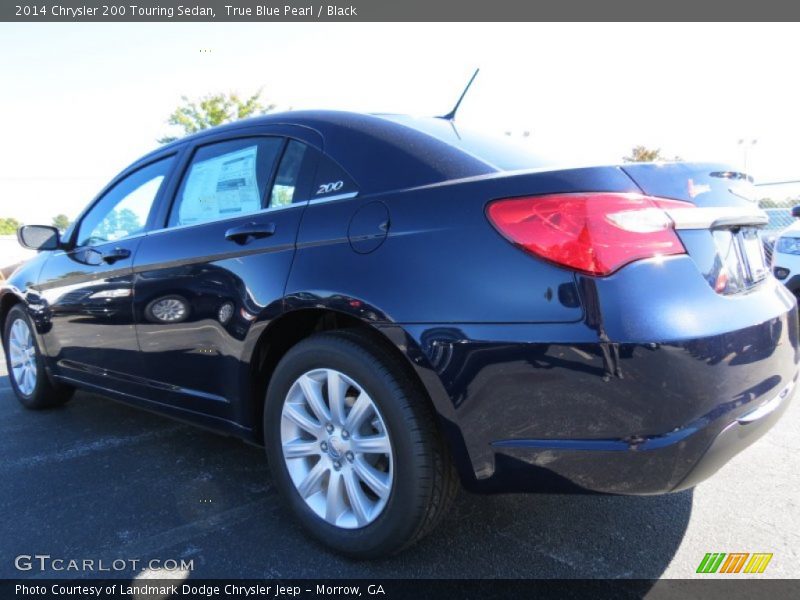 True Blue Pearl / Black 2014 Chrysler 200 Touring Sedan
