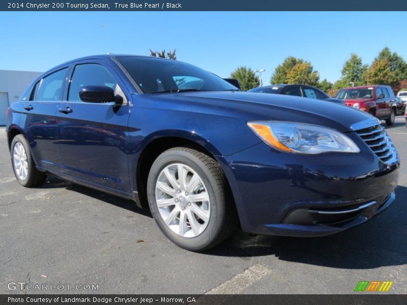 True Blue Pearl / Black 2014 Chrysler 200 Touring Sedan