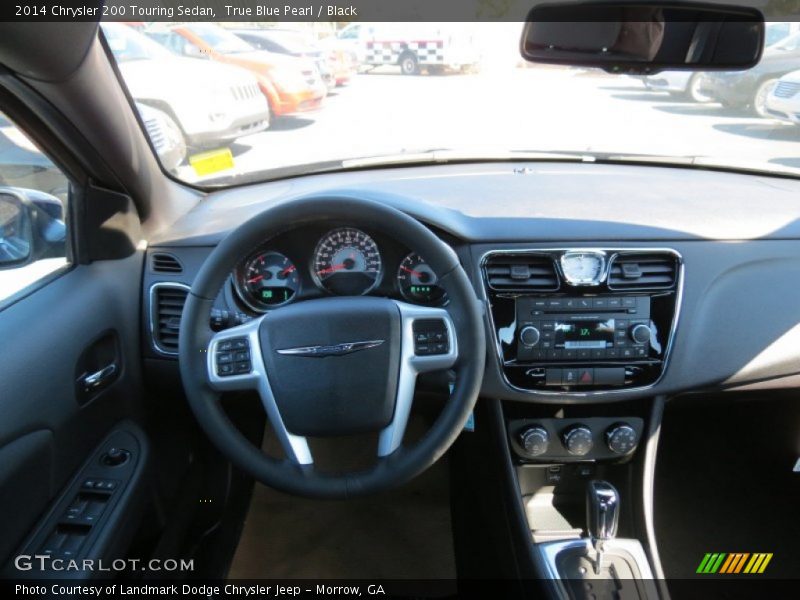 True Blue Pearl / Black 2014 Chrysler 200 Touring Sedan