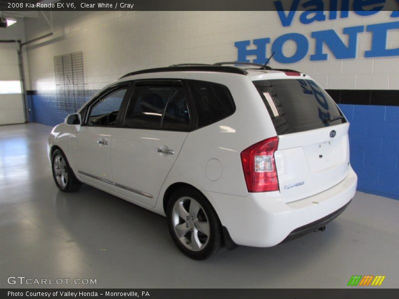 Clear White / Gray 2008 Kia Rondo EX V6
