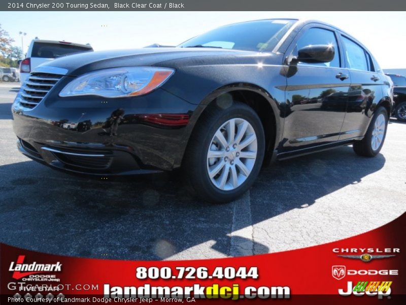 Black Clear Coat / Black 2014 Chrysler 200 Touring Sedan