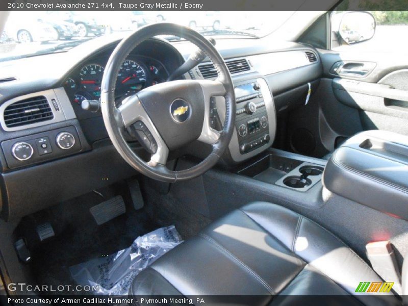 Taupe Gray Metallic / Ebony 2010 Chevrolet Avalanche Z71 4x4