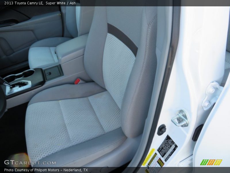 Super White / Ash 2013 Toyota Camry LE