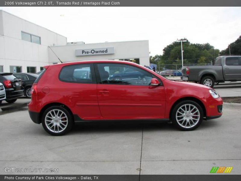 Tornado Red / Interlagos Plaid Cloth 2006 Volkswagen GTI 2.0T