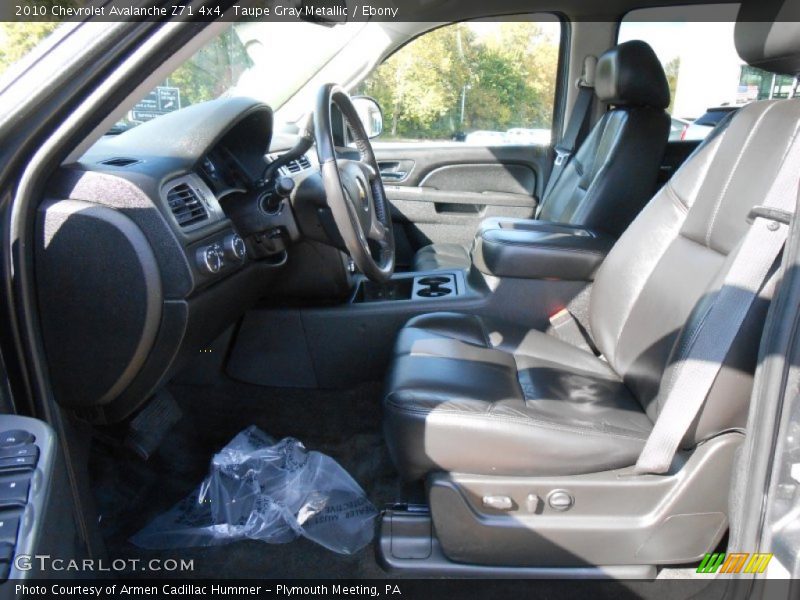 Taupe Gray Metallic / Ebony 2010 Chevrolet Avalanche Z71 4x4