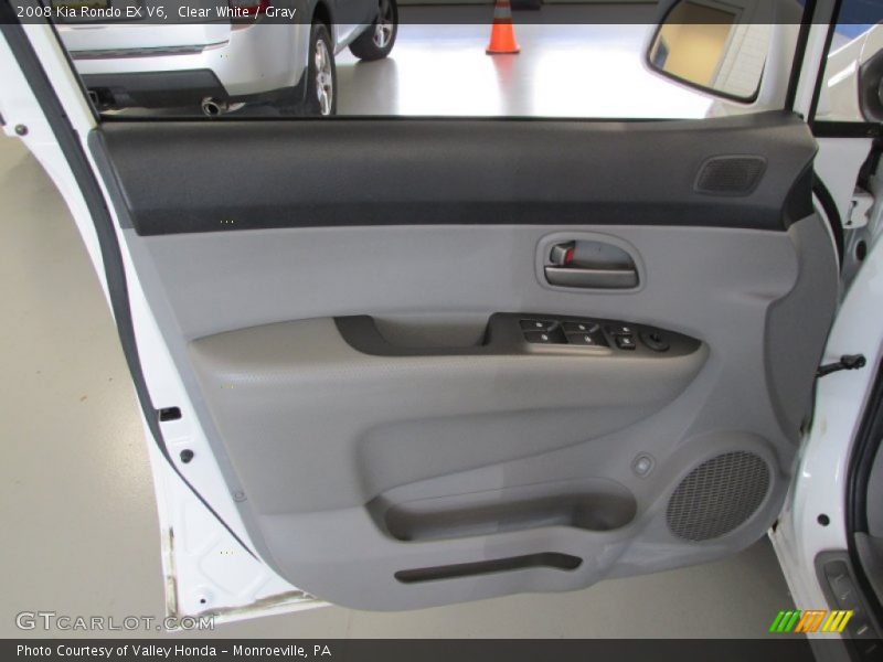 Clear White / Gray 2008 Kia Rondo EX V6