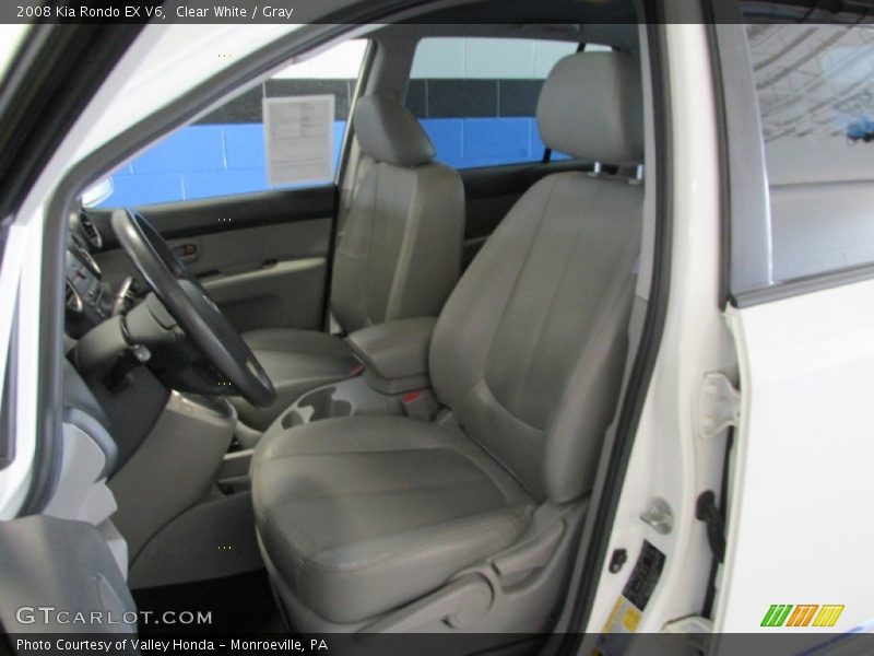 Clear White / Gray 2008 Kia Rondo EX V6