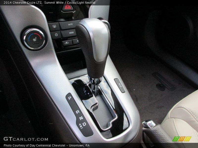 Summit White / Cocoa/Light Neutral 2014 Chevrolet Cruze LTZ