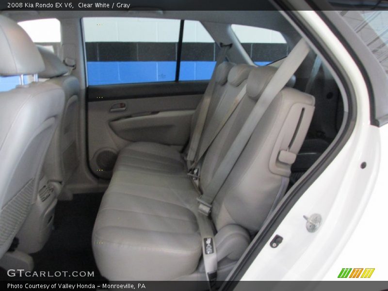 Clear White / Gray 2008 Kia Rondo EX V6