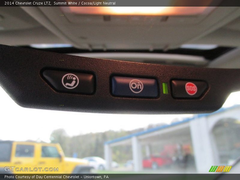 Summit White / Cocoa/Light Neutral 2014 Chevrolet Cruze LTZ