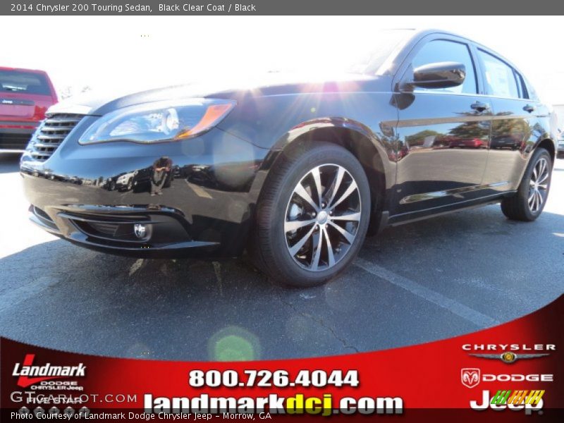 Black Clear Coat / Black 2014 Chrysler 200 Touring Sedan