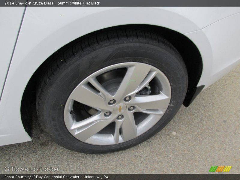 Summit White / Jet Black 2014 Chevrolet Cruze Diesel