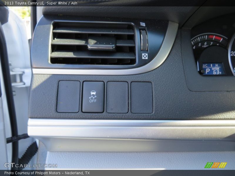 Super White / Ash 2013 Toyota Camry LE