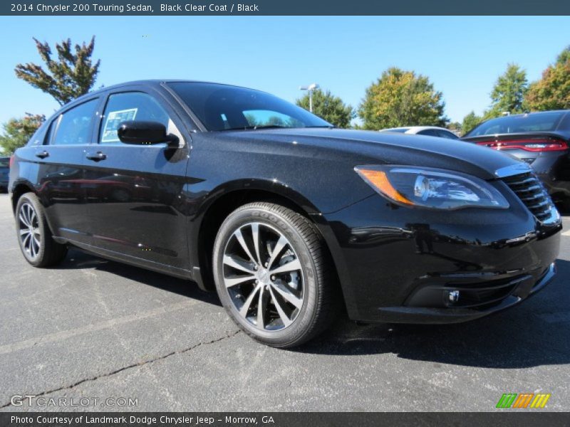 Black Clear Coat / Black 2014 Chrysler 200 Touring Sedan