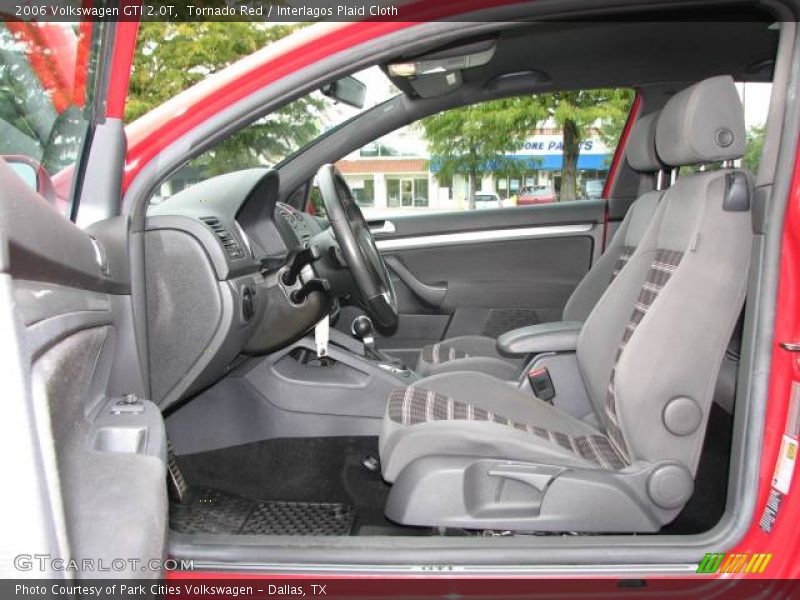 Tornado Red / Interlagos Plaid Cloth 2006 Volkswagen GTI 2.0T