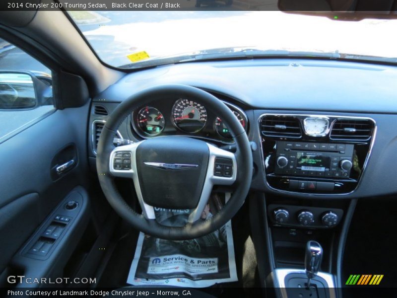 Black Clear Coat / Black 2014 Chrysler 200 Touring Sedan