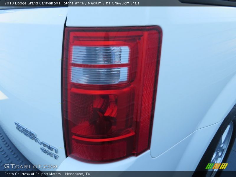 Stone White / Medium Slate Gray/Light Shale 2010 Dodge Grand Caravan SXT