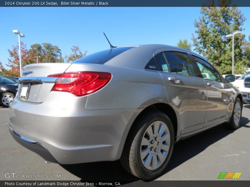 Billet Silver Metallic / Black 2014 Chrysler 200 LX Sedan
